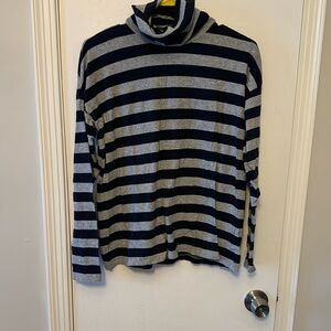 J. Crew Striped Long Sleeve Turtleneck Shirt size small